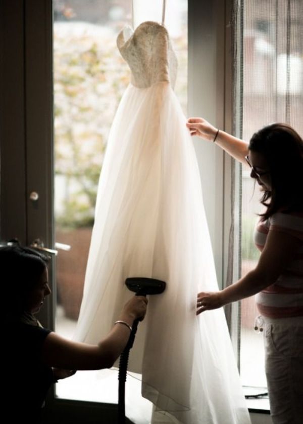 химическая чистка свадебного платья
